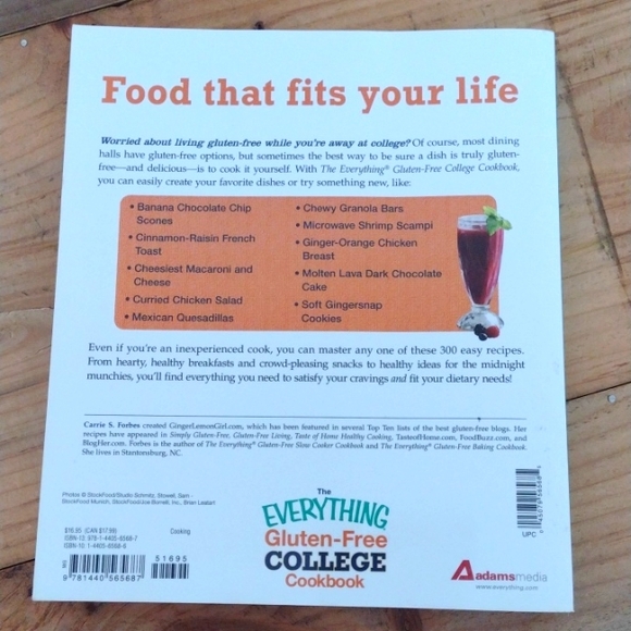 The Everything Gluten Free College Cookbook by Carrie S Forbes - Picture 2 of 9